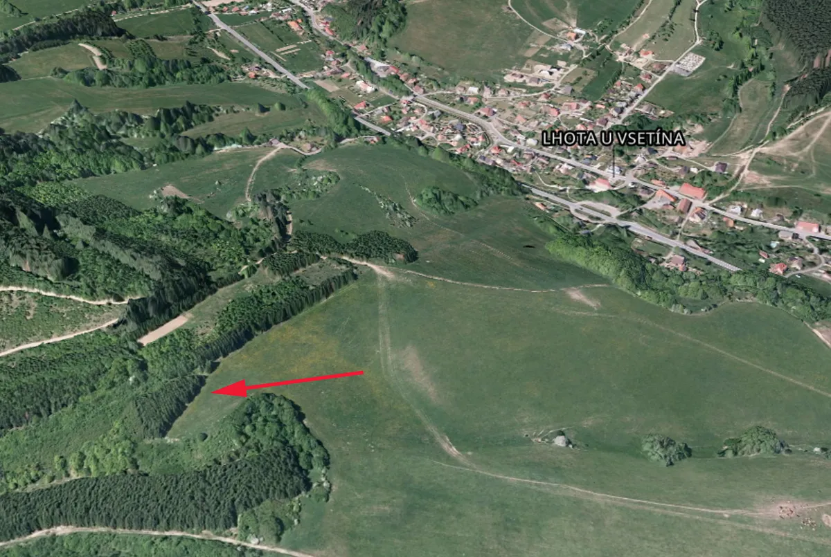 Prodej pole 1270 m²